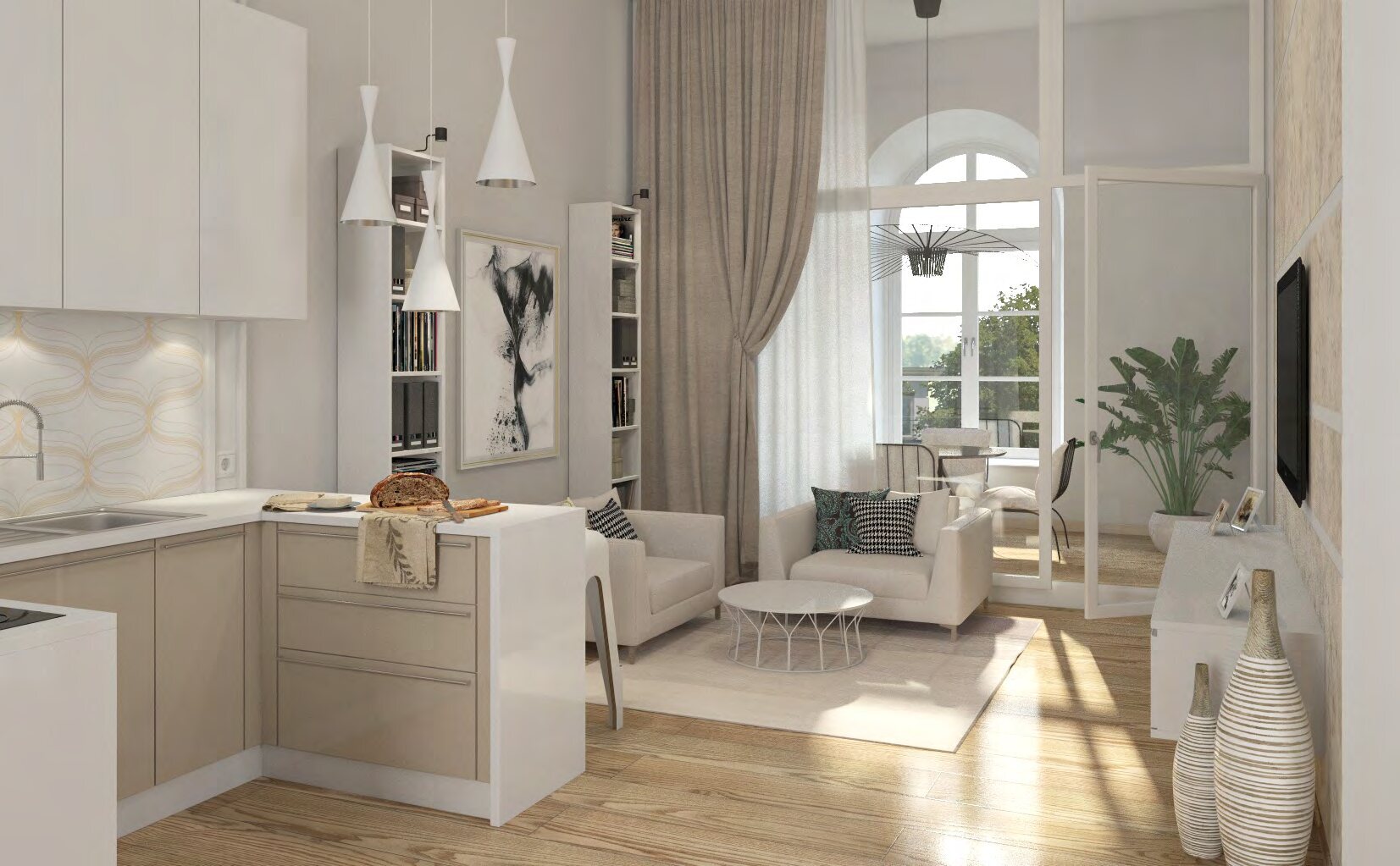 Visualisierung Innenraum Palladio